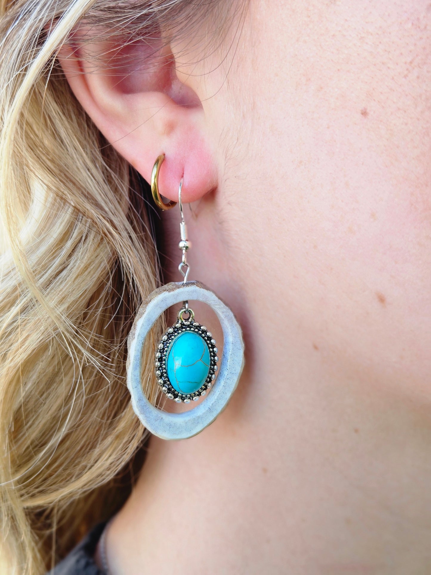Oval turquosie