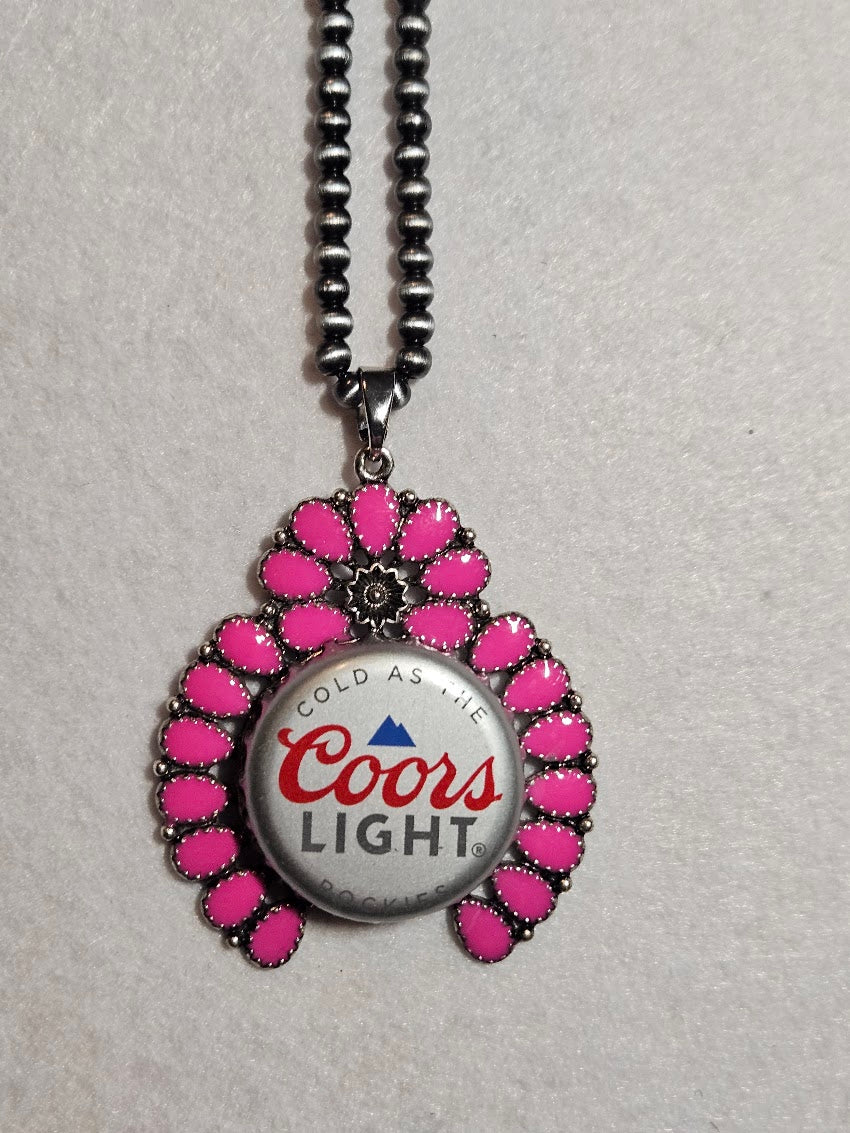 Coors Pink Necklace