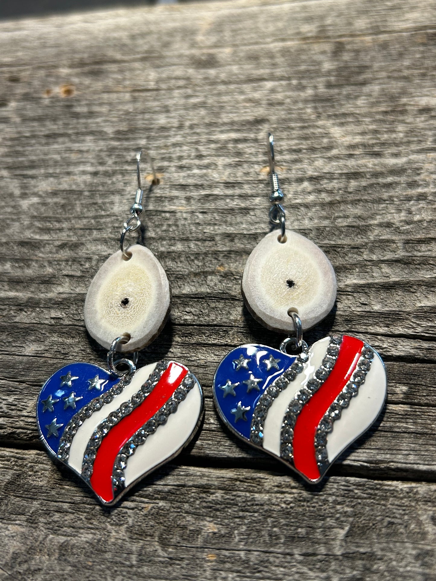 Red, White, Blue Heart