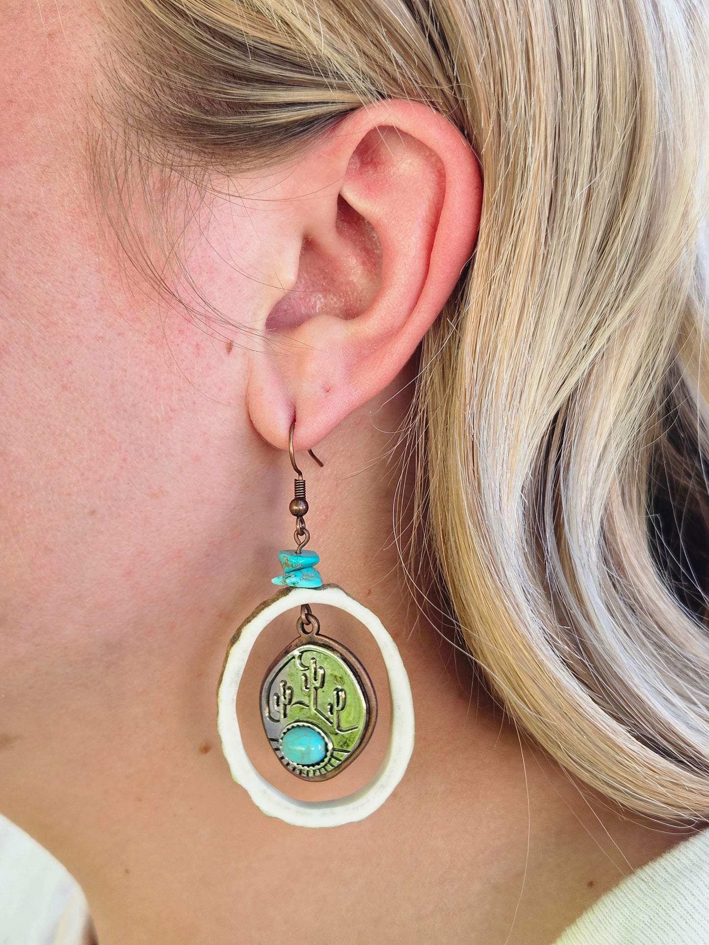 Copper Cactus N Turquoise
