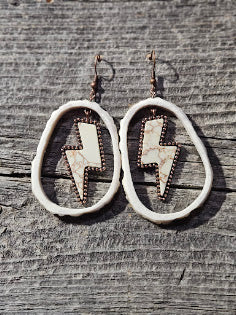 White buffalo lightning bolt