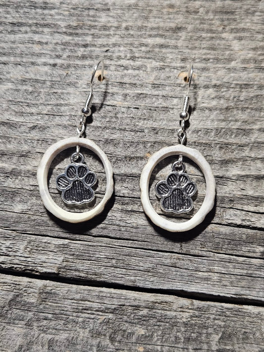 Silver dog paw