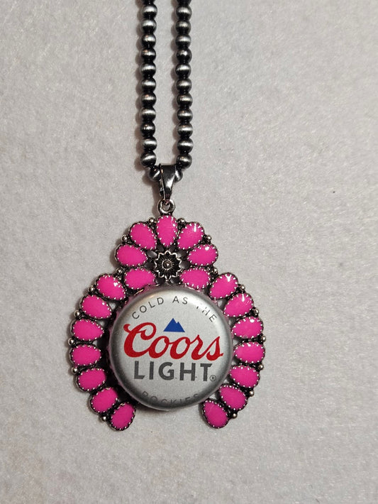 Coors Pink Necklace