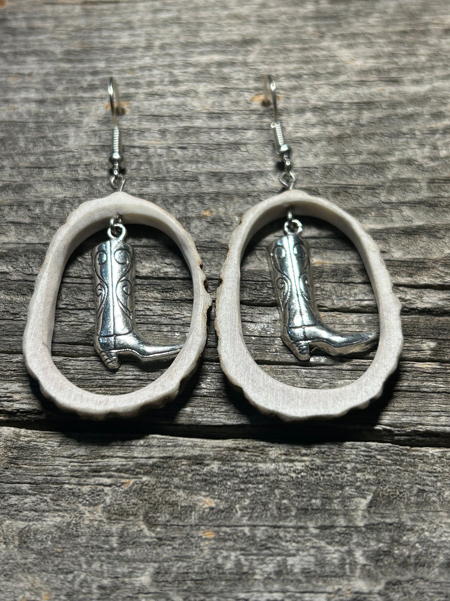 Silver cowgirl boots