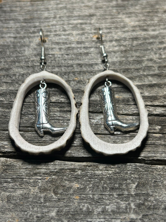 Silver cowgirl boots