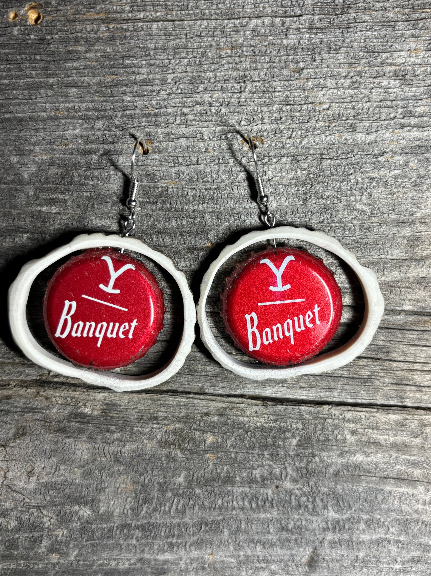 Antler Horn Banquet Beer Charm Earrings