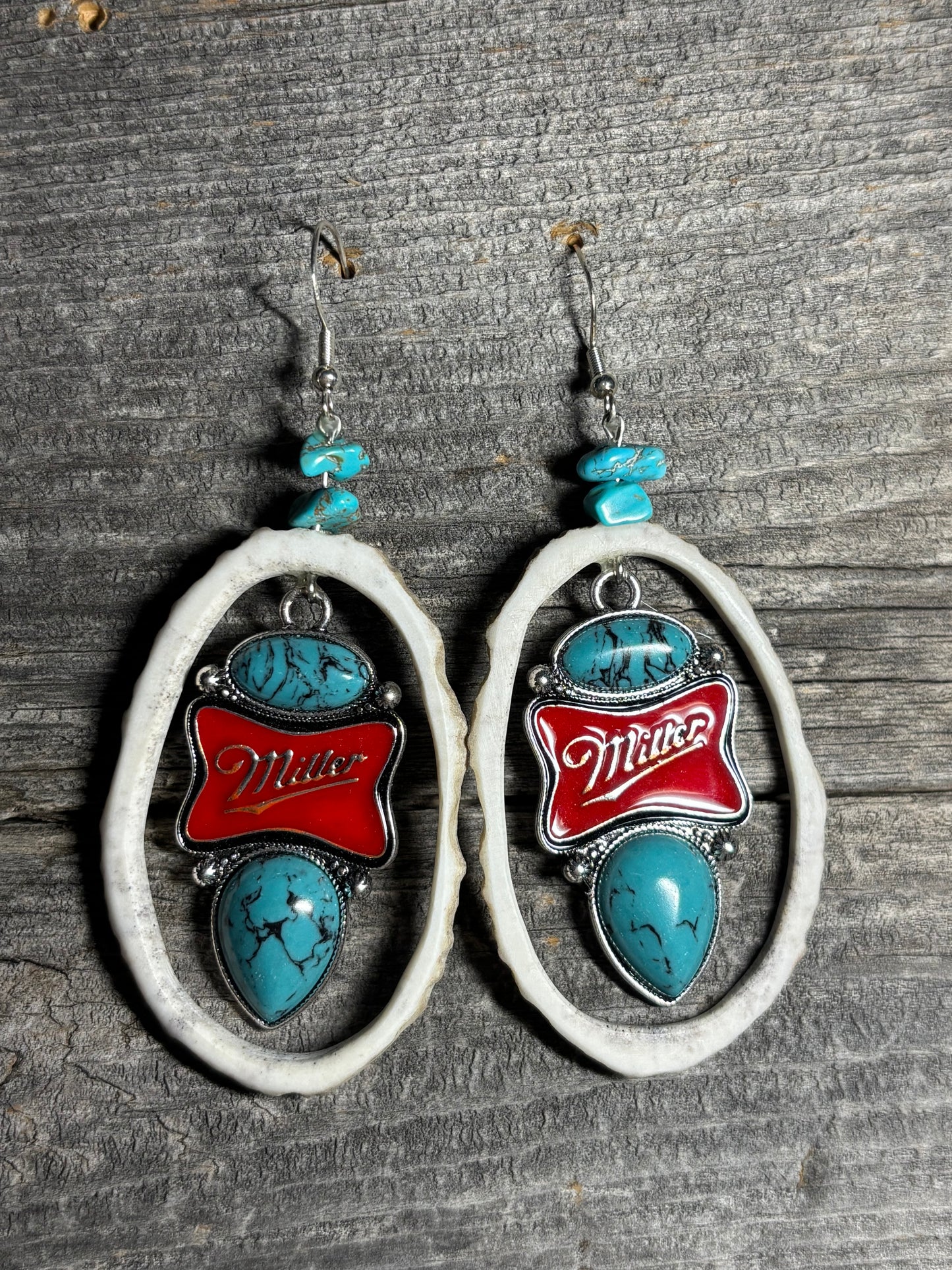 Miller-inspired charm earrings